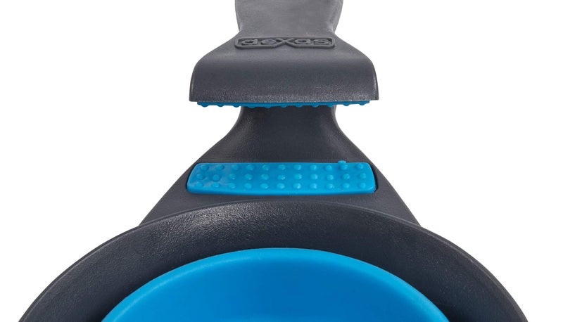 Dexas Pets Collapsible KlipScoop Collapsible Dry Dog Food Scoop and Dog Food Bag Clip, 2 Cup Capacity, Pro Blue - Image 4